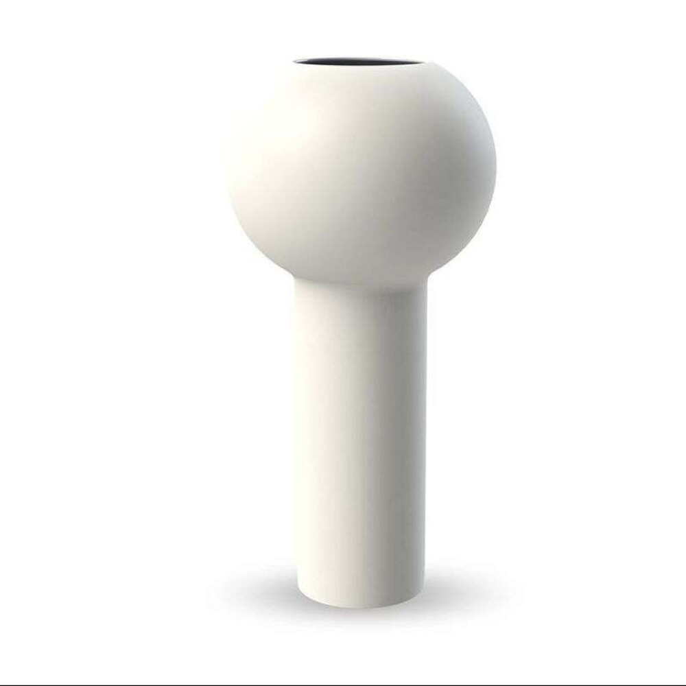 COOEE - VASE PILLAR - Hvit 32 cm