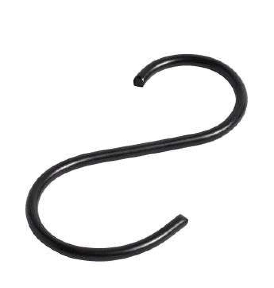 NORDAL - S-HOOK - Svart 10 cm