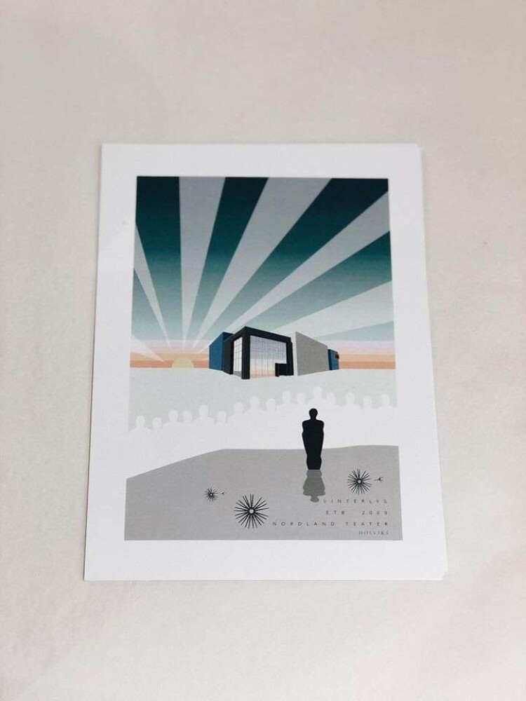 HOLVIKS - VINTERLYS KORT - 15x20