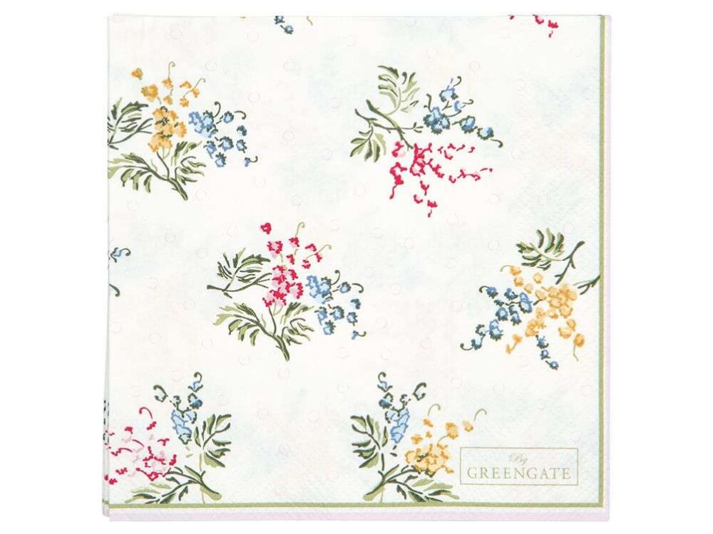 GREENGATE - SERVIETTER MIRA - Blomst 25x25