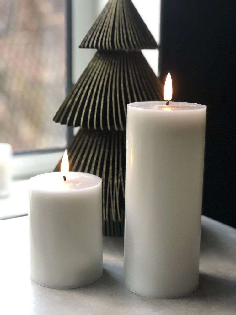 NORWAY DESIGN KUBBELYS - Grå 16,5cm