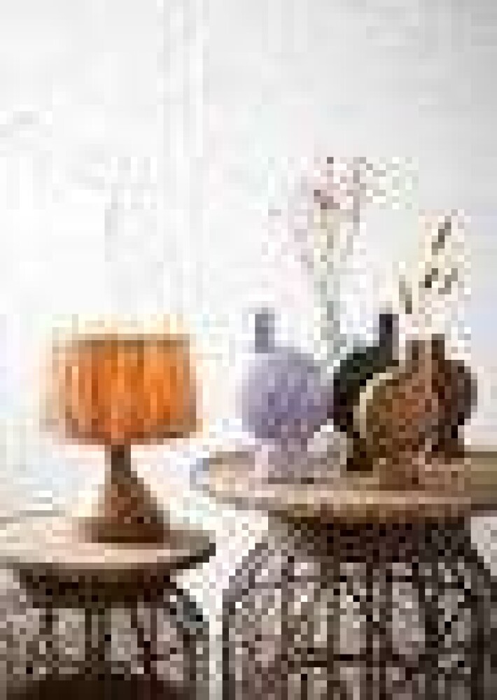 MADAM STOLTZ - SIDEBORD - Natur 61x61,5cm