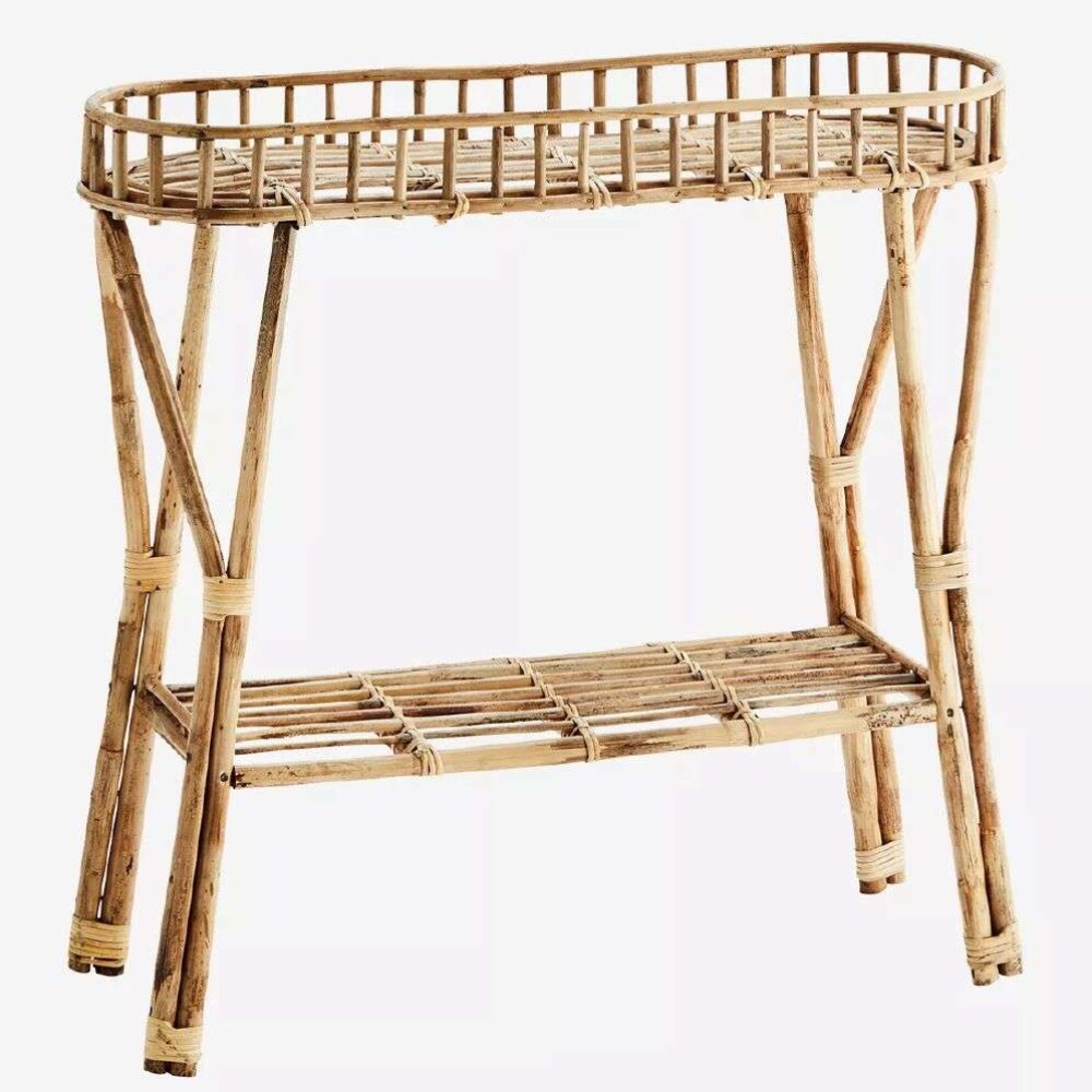MADAM STOLTZ - STÅENDE BAMBUSHYLLE - Natural 79x26