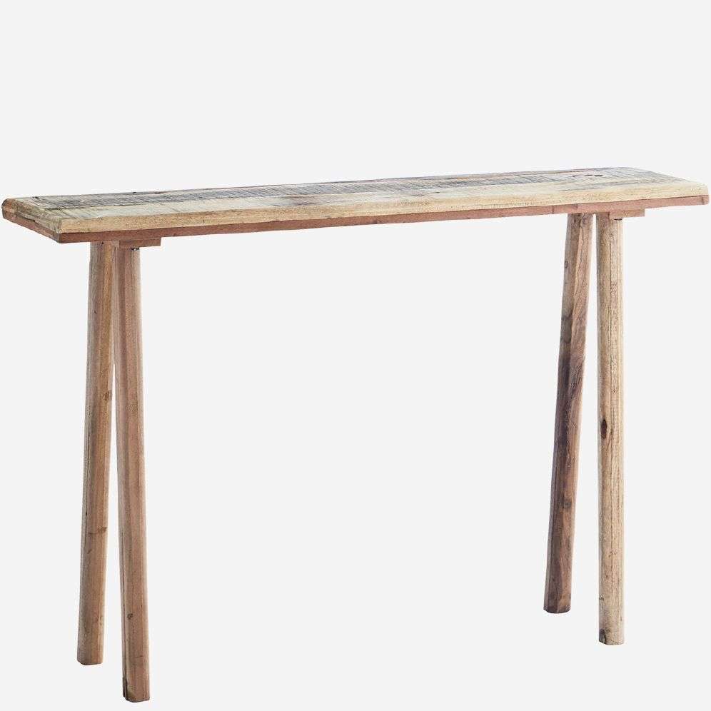 MADAM STOLTZ - KONSOLLBORD - Natural 105x25x70 cm