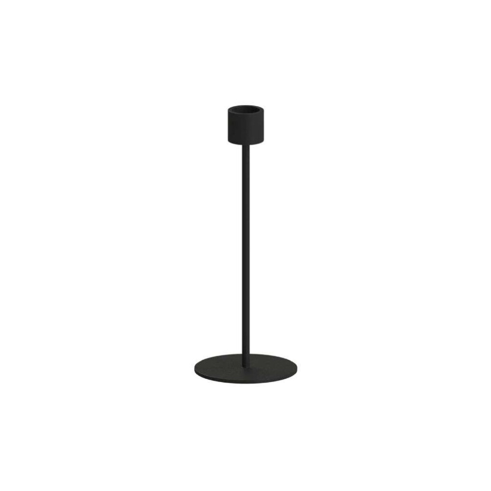COOEE - CANDLESTICK - Black 21 cm