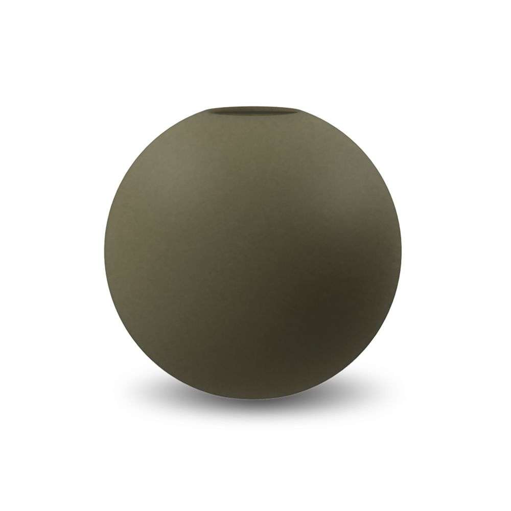 COOEE - VASE BALL - Olive 20 cm