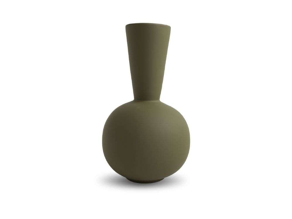 COOEE - VASE TRUMPET - Olive 30 cm