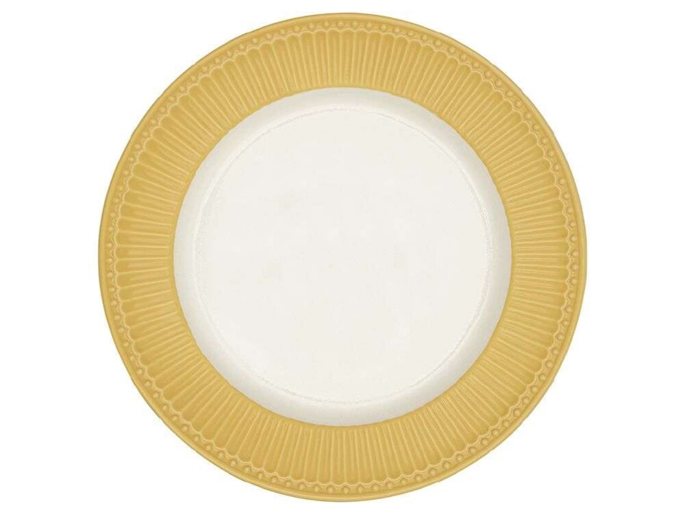 GREENGATE - TALLERKEN ALICE - Honey mustard