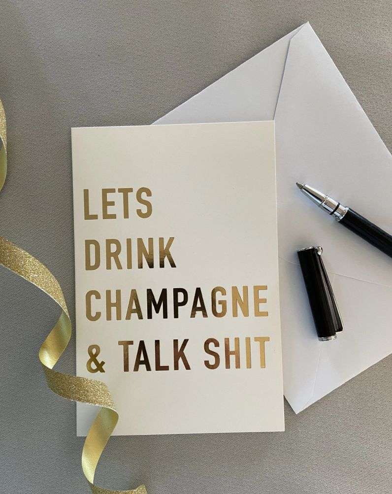 NORWAY DESIGN STUDIO - Let`s drink champagne and t