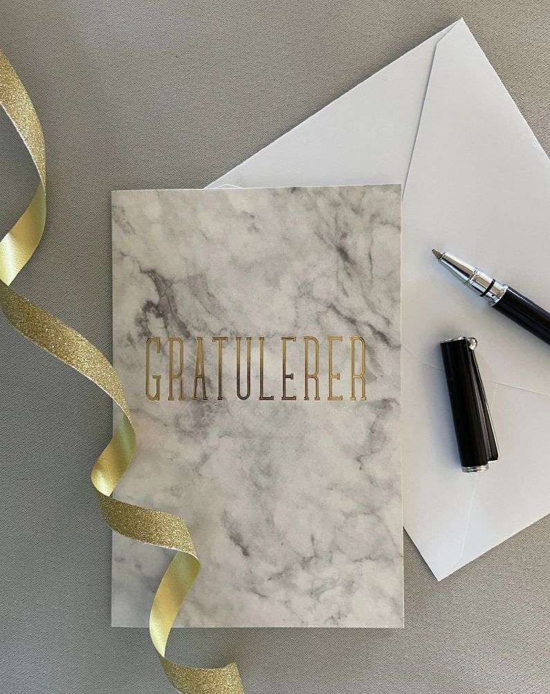 NORWAY DESIGN STUDIO - Gratulerer - 10x15