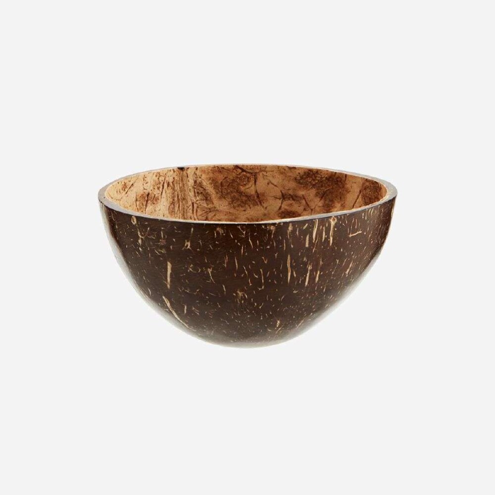 MADAM STOLTZ - COCONUT BOWL - Natur 10x5,5 cm