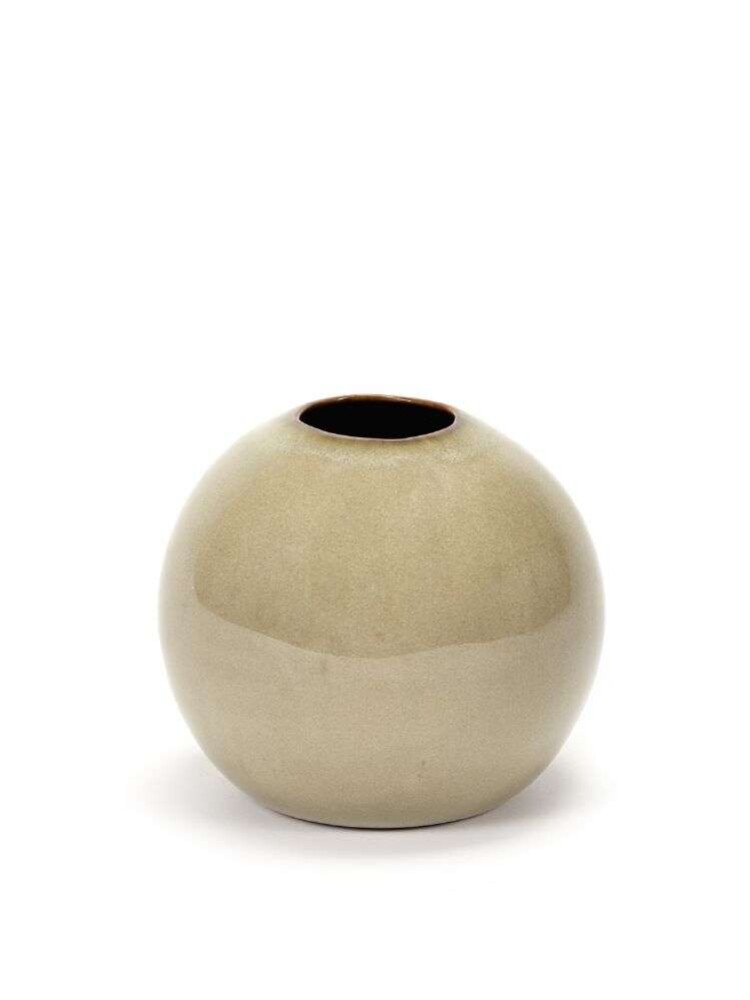 SERAX - TERRES DE REVES BALL VASE - Misty grey D:1