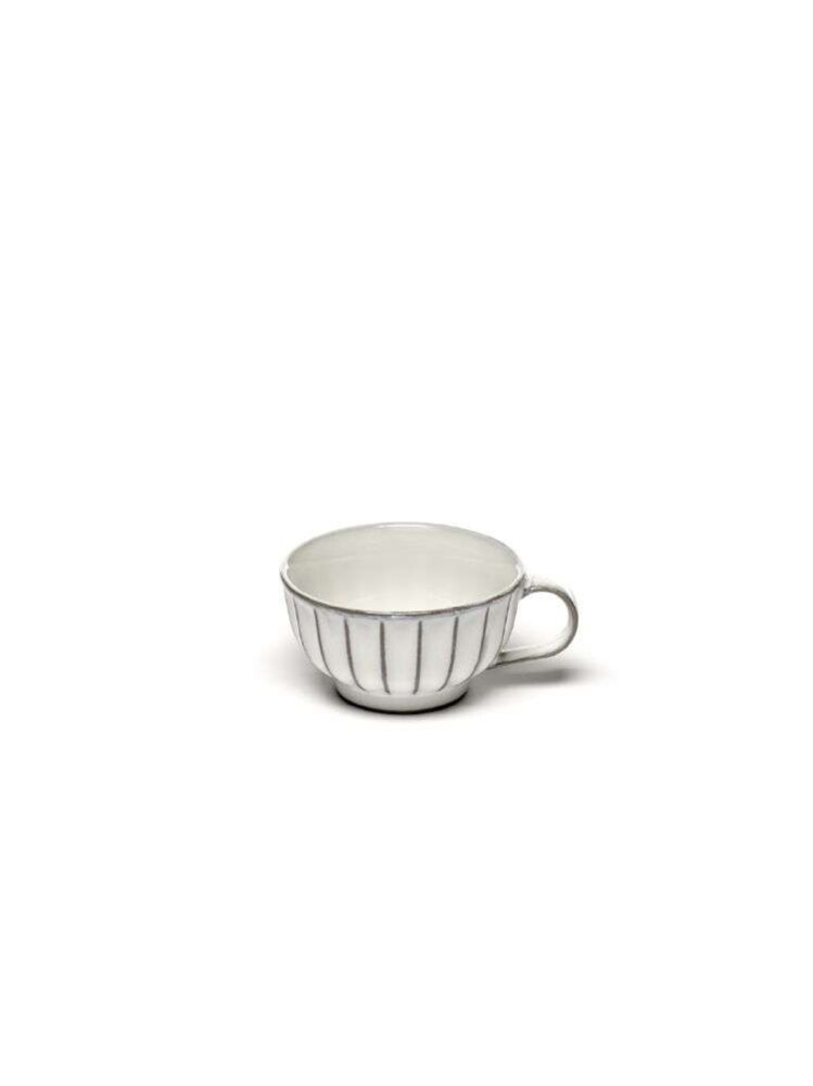SERAX - INKU CAPPUCCINO CUP - Hvit 10x5,5 cm