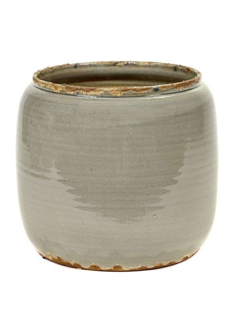SERAX - COSTA FLOWER POT LARGE - Grå Ø:25 H:26