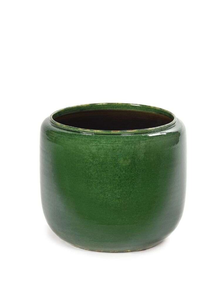 SERAX - COSTA FLOWER POT MEDIUM - Grønn Ø:21 H:21