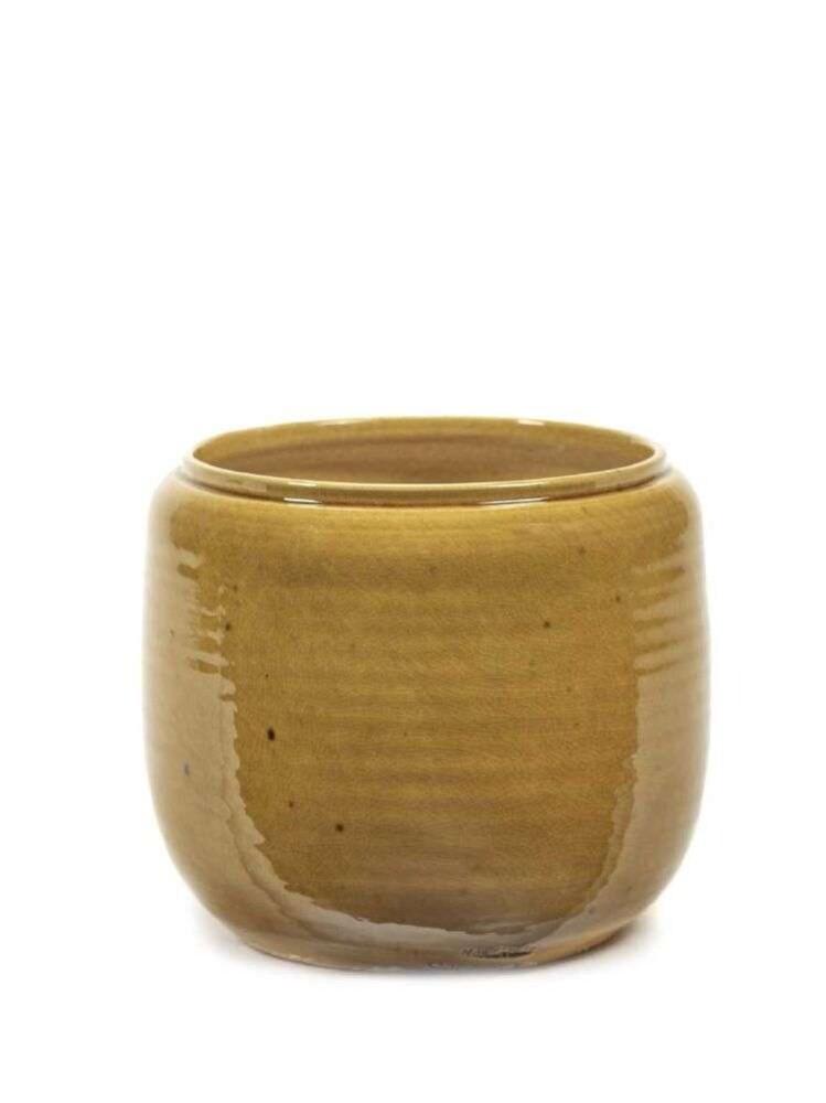SERAX - COSTA FLOWER POT SMALL - Honey Ø:18,5 H:19