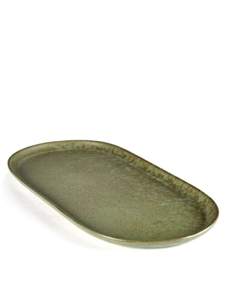SERAX - SURFACE TAPASFAT - Camo green 17x35,5 cm