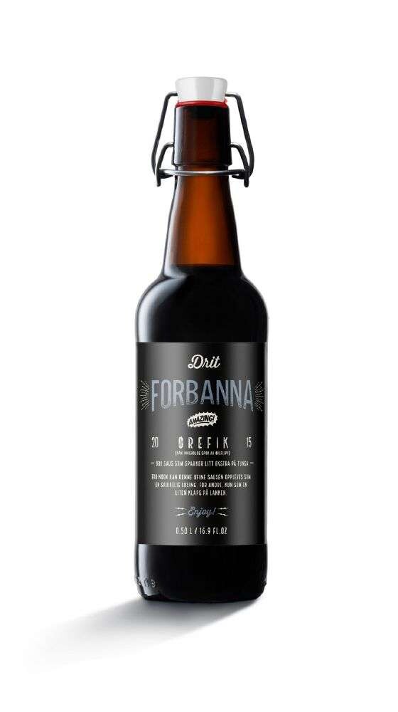 DRIT FORBANNA - ØREFIK BBQ-SAUS - 500ml