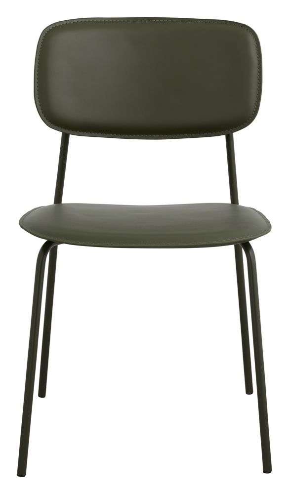 NORDAL - SPISESTUESTOL ESA - Grønn 79x45x50cm