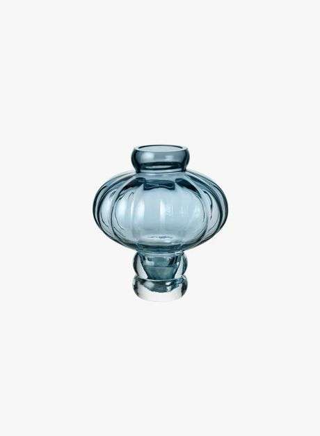 LOUISE ROE - BALLOON VASE 02 - Blue Ø17,5 H20  cm