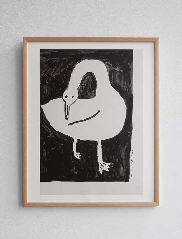 FINE LITTLE DAY - SWAN POSTER - 40x50 cm