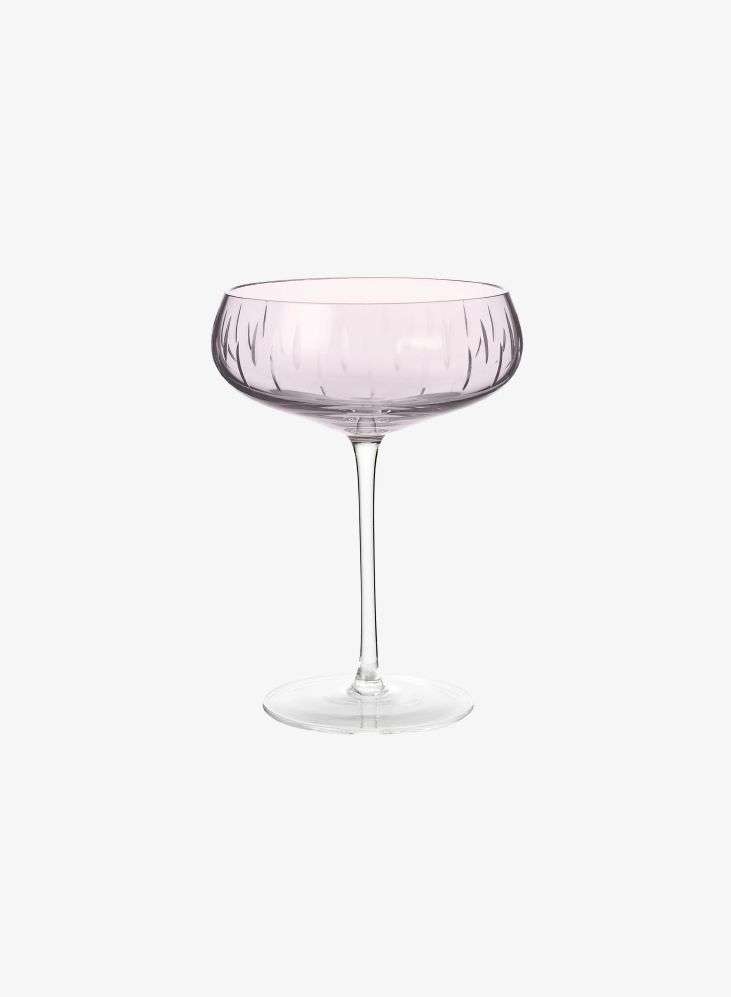 LOUISE ROE - CHAMPAGNE COUPE GLASS - Rose 15,5x11,