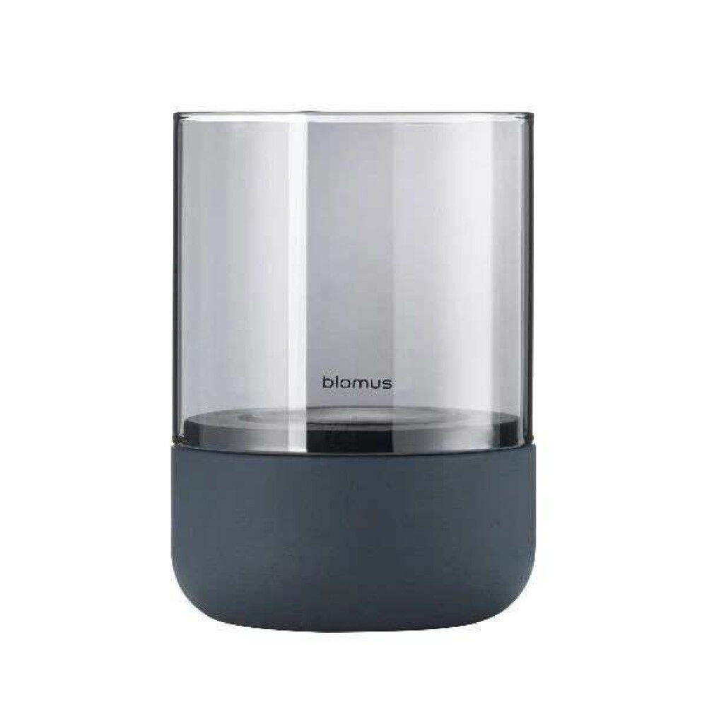 BLOMUS - CALMA HURRICANE LAMP - STEEL GREY H:22,5 