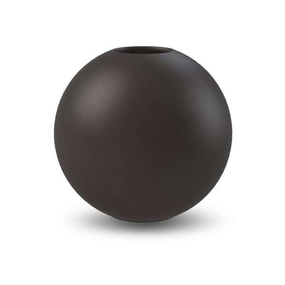 COOEE - VASE BALL - Svart 20 cm