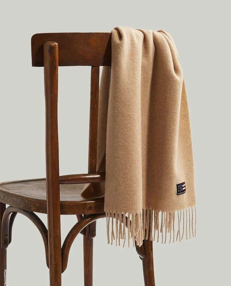LEXINGTON - MASSACHUSETTS SKJERF - Lt beige melang