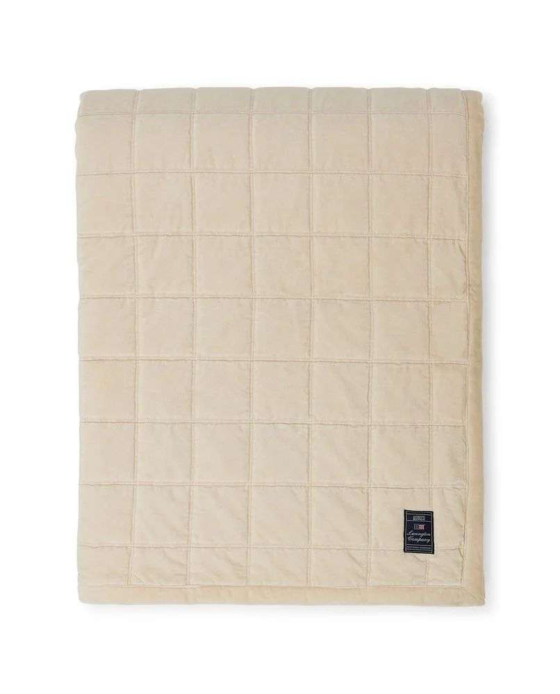 LEXINGTON - QUILTET SENGETEPPE - Lys beige 160x240