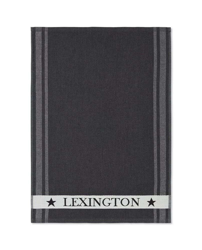 LEXINGTON - KJØKKENHÅNDKLE - Mørk grå/hvit 50x70 c