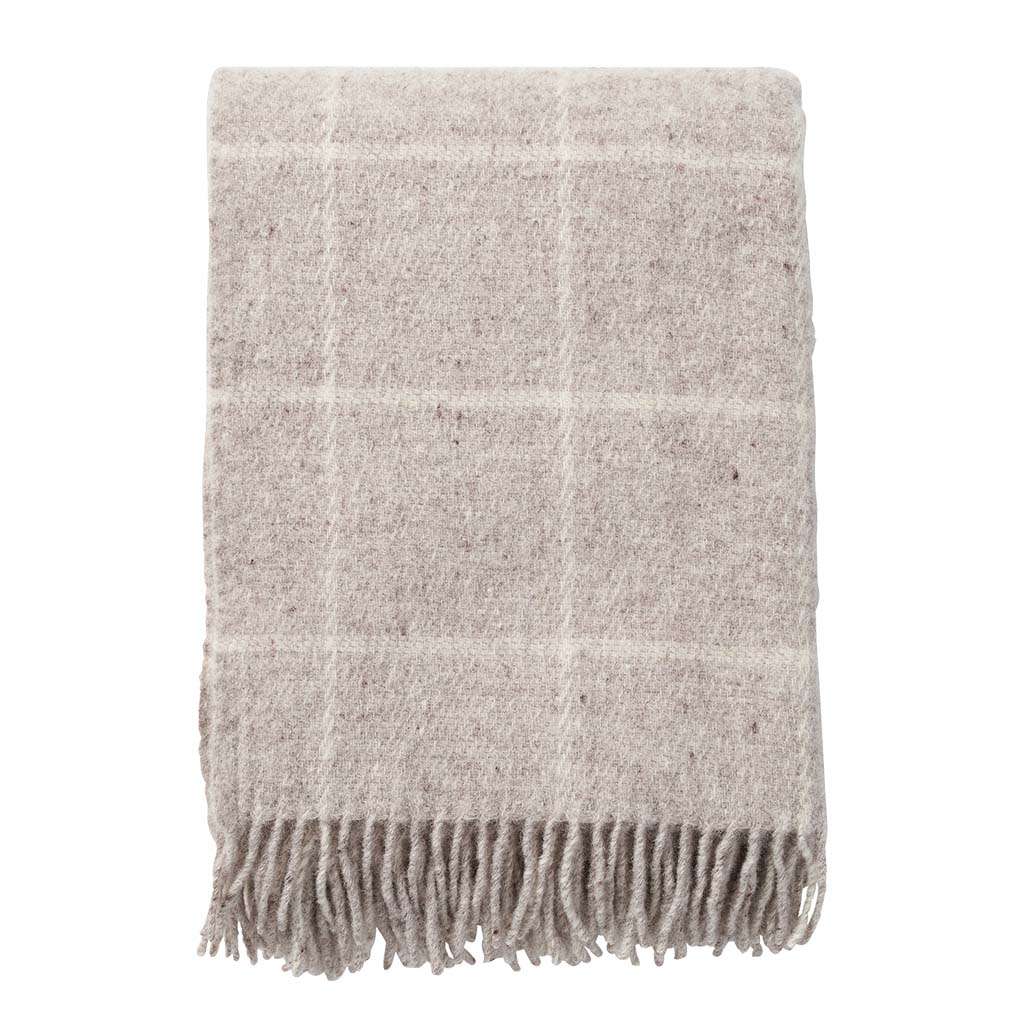 KLIPPAN - ULLPLEDD VINGA BEIGE 130x200cm