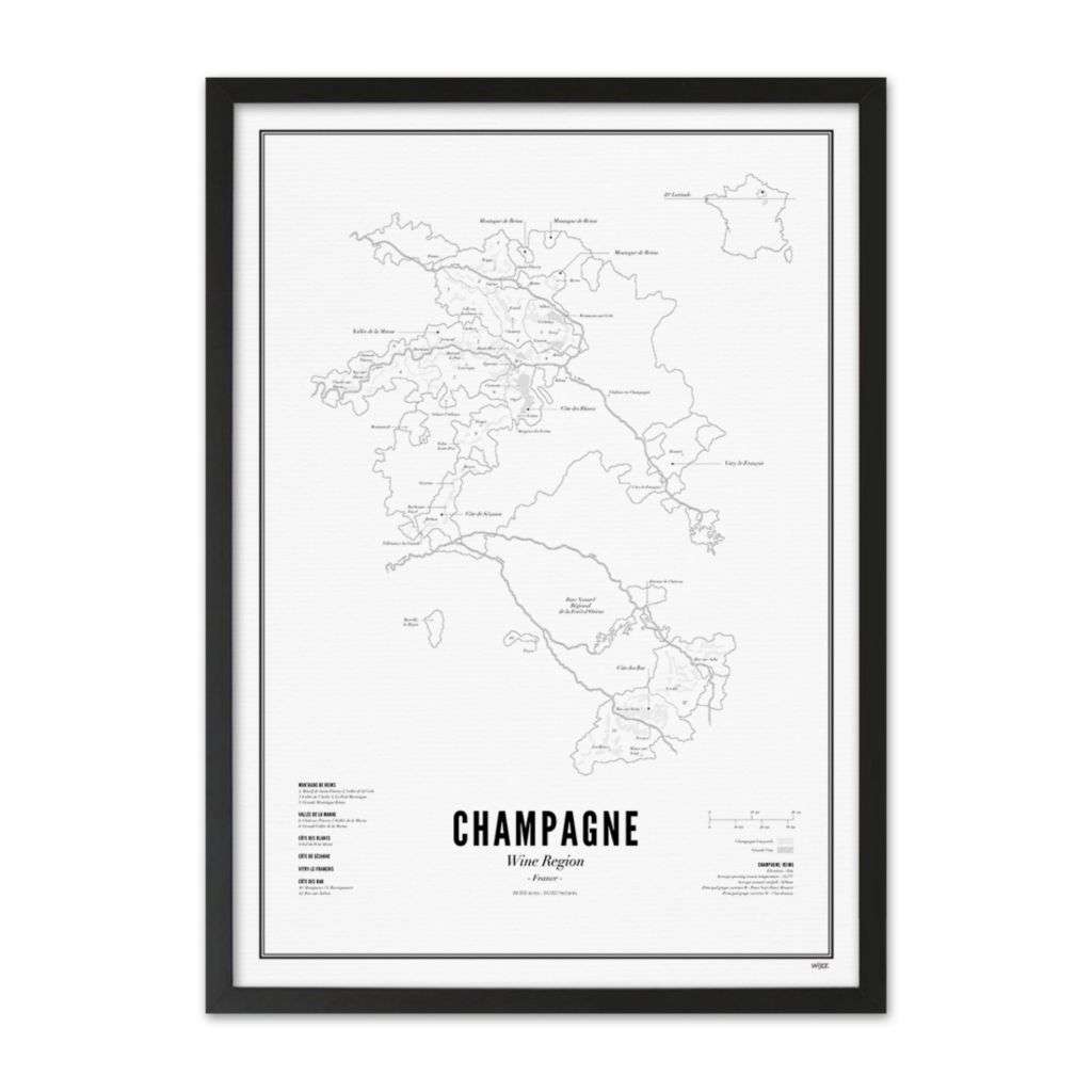 BOX IN BAG - WINE REGION POSTER CHAMPAGNE