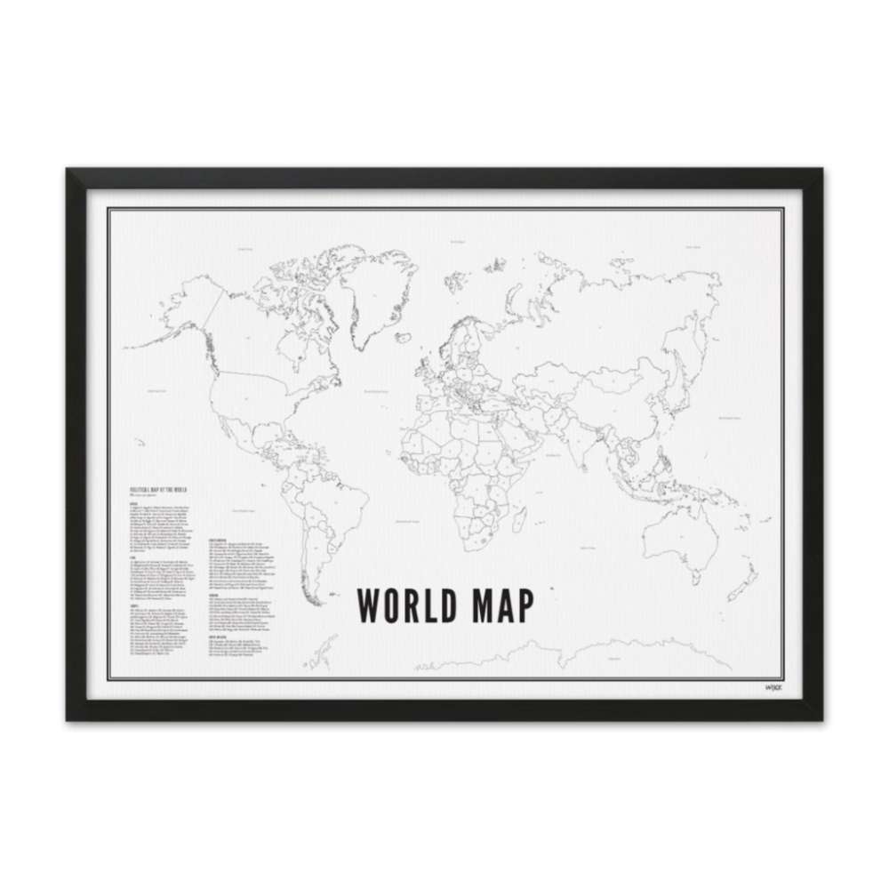 BOX IN BAG - WORLD MAP