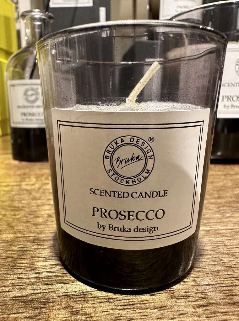 BRUKA - DUFTLYS PROSECCO - Smoked 5,5x6,5 cm