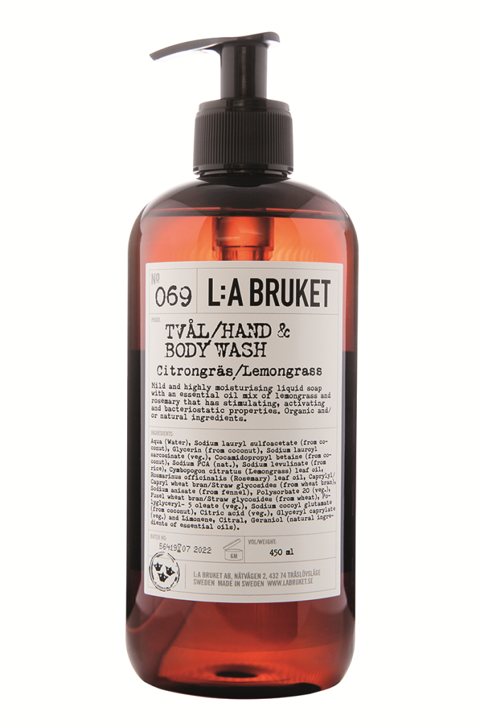 L:A BRUKET - 069 HAND & BODY WASH - Lemongrass 450