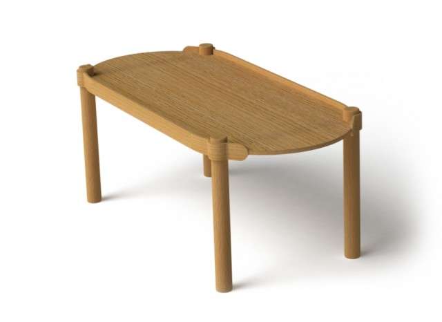 COOEE - WOODY BORD - Eik 50x105cm