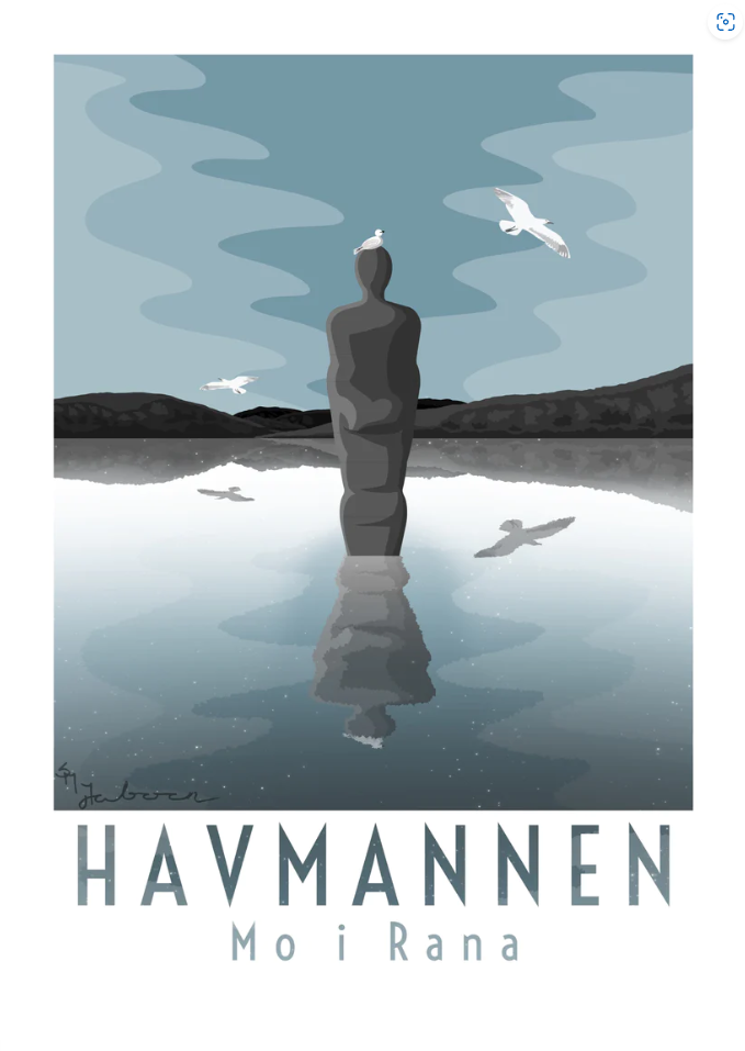 S.M.AABOEN - HAVMANNEN 50x70 - Ocean Steele