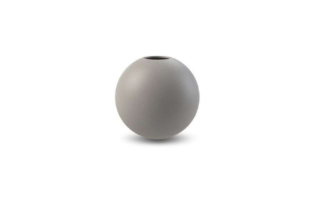 COOEE - VASE BALL - Grå 10 cm