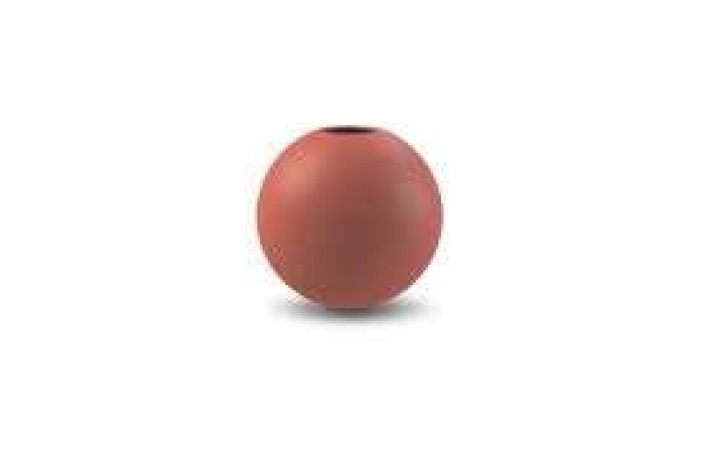COOEE - VASE BALL - Rust rød 10 cm