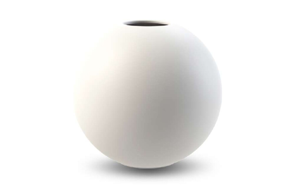 COOEE - VASE BALL - Hvit 30 cm