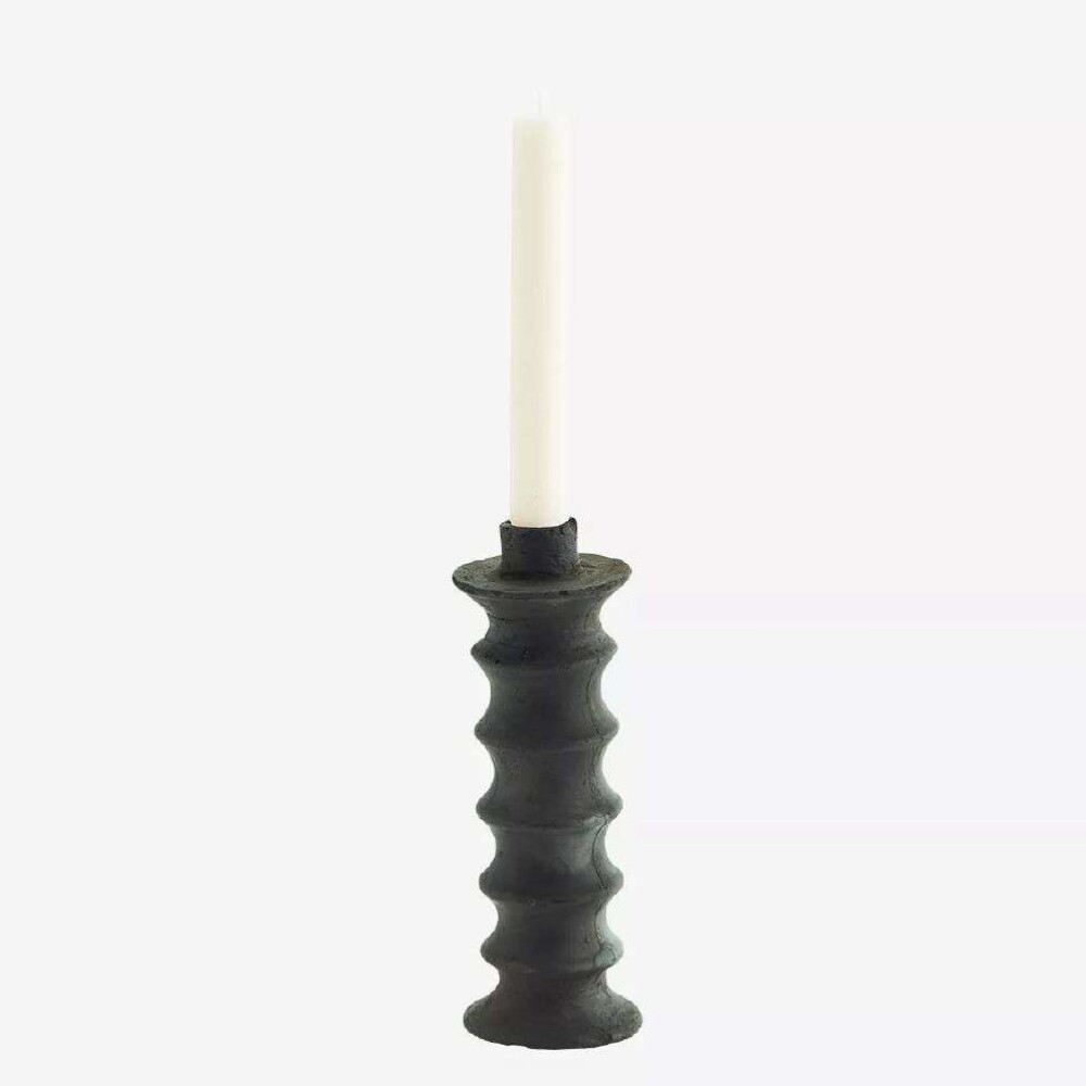 MADAM STOLTZ - LYSESTAKE - Svart 24cm