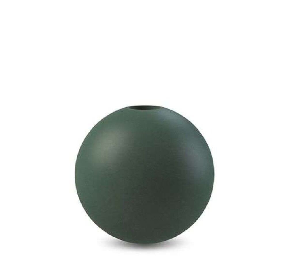 COOEE - LYSESTAKE BALL - Mørk grønn 10 cm