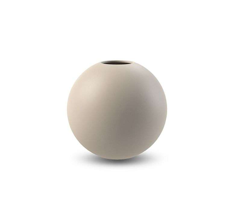 COOEE - VASE BALL - Sand 10 cm