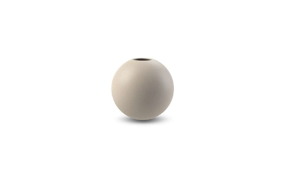 COOEE - VASE BALL - Sand 8 cm