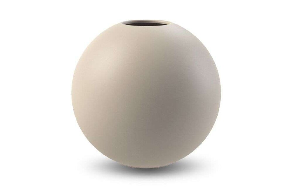 COOEE - VASE BALL - Sand 20 cm