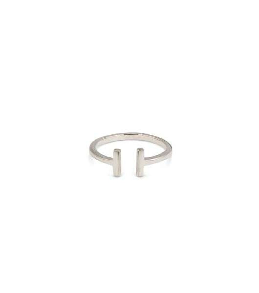 SYSTER P - STRICT PLAIN BAR RING