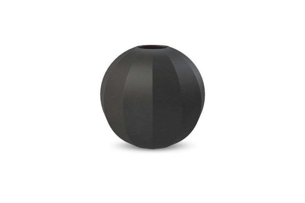 COOEE - VASE KANTBALL - Svart 15 cm